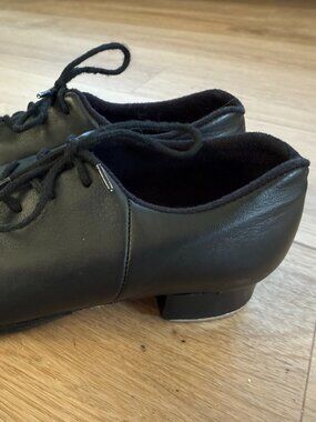 Bloch Audeo Tap Black Leather Tap Shoes, size 4